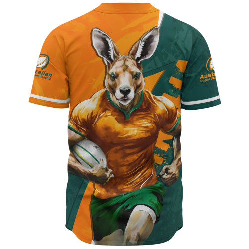 Aussie Wallabies Baseball Shirt Australian Roar The Rugby Championship Battle Aussie Wallabies Baseball Shirt Australian Roar The Rugby Championship Battle