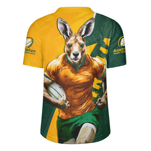 Aussie Wallabies Rugby Jersey Australian Roar The Rugby Championship Battle Aussie Wallabies Rugby Jersey Australian Roar The Rugby Championship Battle