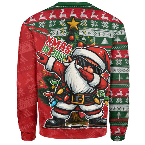 Australia Sweatshirt Santa Dabs Down Under Xmas In July Edition Australia Sweatshirt Santa Dabs Down Under Xmas In July Edition