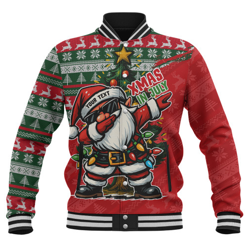 Australia Baseball Jacket Santa Dabs Down Under Xmas In July Edition