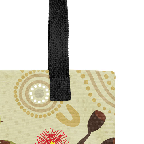 Indigenous Australian Aboriginal Tote Bag Aboriginal Art Painting With Koala And Gumtree Indigenous Australian Aboriginal Tote Bag Aboriginal Art Painting With Koala And Gumtree
