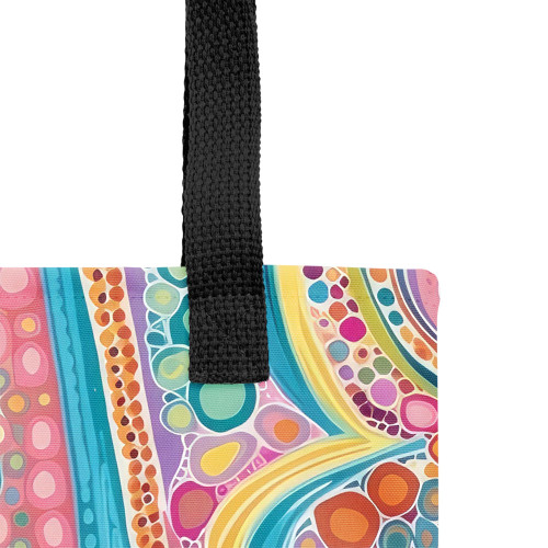 Indigenous Australian Aboriginal Tote Bag Aboriginal Colourful Dots Inspired Indigenous Australian Aboriginal Tote Bag Aboriginal Colourful Dots Inspired