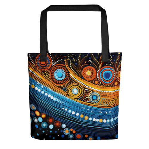 Indigenous Australian Aboriginal Tote Bag Aboriginal Dot Painting Art Indigenous Culture Inspired Indigenous Australian Aboriginal Tote Bag Aboriginal Dot Painting Art Indigenous Culture Inspired