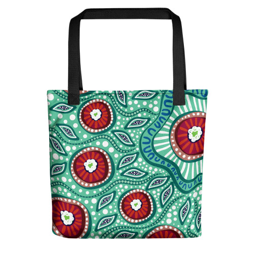 Indigenous Australian Aboriginal Tote Bag Aboriginal Dot Painting Artwork Indigenous Australian Aboriginal Tote Bag Aboriginal Dot Painting Artwork