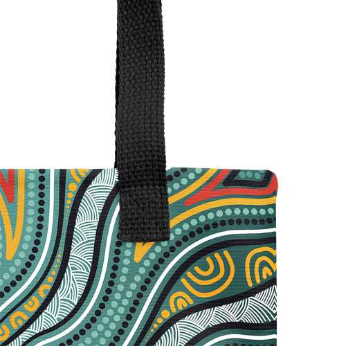 Indigenous Australian Aboriginal Tote Bag Aboriginal Emu Dreaming Circle Energy Indigenous Australian Aboriginal Tote Bag Aboriginal Emu Dreaming Circle Energy