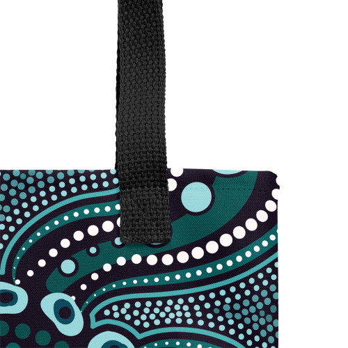 Indigenous Australian Aboriginal Tote Bag River Spirits Dance In Night Sky Storylines Indigenous Australian Aboriginal Tote Bag River Spirits Dance In Night Sky Storylines