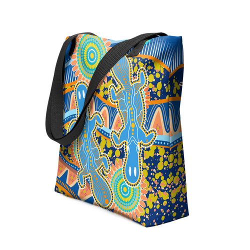 Platypus With Aboriginal Art Dot Painting Patterns Inspired