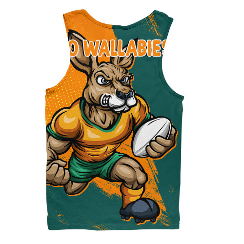 Aussie Wallabies Men Singlet Unstoppable Wallabies Spirit Of The Championship Aussie Wallabies Men Singlet Unstoppable Wallabies Spirit Of The Championship