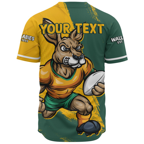 Aussie Wallabies Baseball Shirt Unstoppable Wallabies Spirit Of The Championship Aussie Wallabies Baseball Shirt Unstoppable Wallabies Spirit Of The Championship
