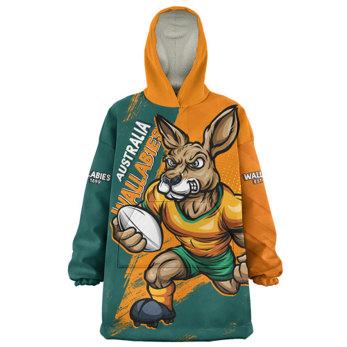 Aussie Wallabies Snug Hoodie Unstoppable Wallabies Spirit Of The Championship