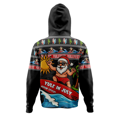 Australia Hoodie Santa's Yule Wave Ride