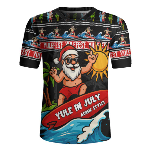 Australia Rugby Jersey Santa's Yule Wave Ride