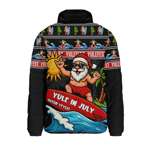 Australia Padded Jacket Santa's Yule Wave Ride