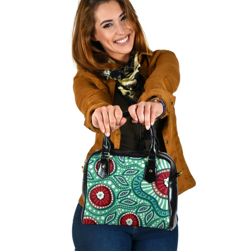 Indigenous Australian Aboriginal Shoulder Handbag Aboriginal Dot Painting Artwork Indigenous Australian Aboriginal Shoulder Handbag Aboriginal Dot Painting Artwork