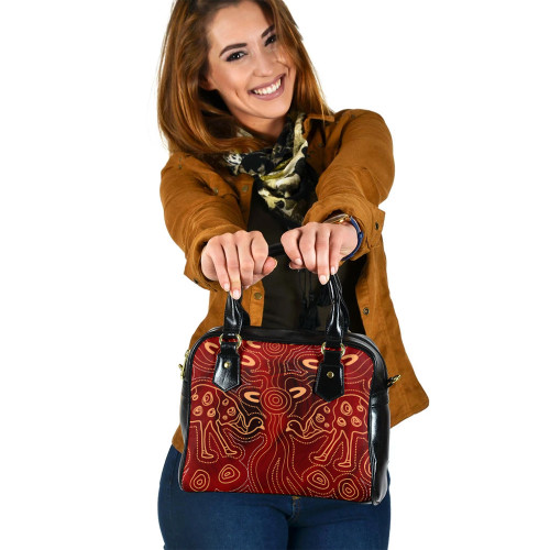 Indigenous Australian Aboriginal Shoulder Handbag Aboriginal Sacred Path Of The Ancient Walkers Indigenous Australian Aboriginal Shoulder Handbag Aboriginal Sacred Path Of The Ancient Walkers