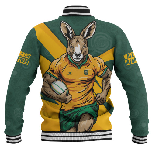 Aussie Wallabies Baseball Jacket Aboriginal Strength Wear Wallabies Rugby Edition Aussie Wallabies Baseball Jacket Aboriginal Strength Wear Wallabies Rugby Edition
