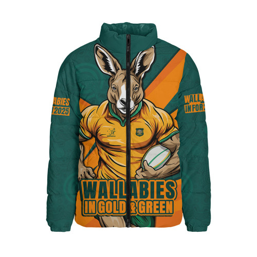 Aussie Wallabies Padded Jacket Aboriginal Strength Wear Wallabies Rugby Edition Aussie Wallabies Padded Jacket Aboriginal Strength Wear Wallabies Rugby Edition