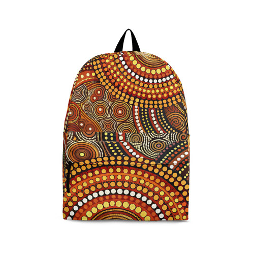 Indigenous Australian Aboriginal Backpack Aboriginal Fire Spirit Dreaming Circle Connection