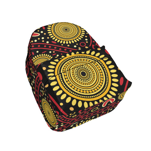 Indigenous Australian Aboriginal Backpack Aboriginal Golden Radiance Dreamtime Connection