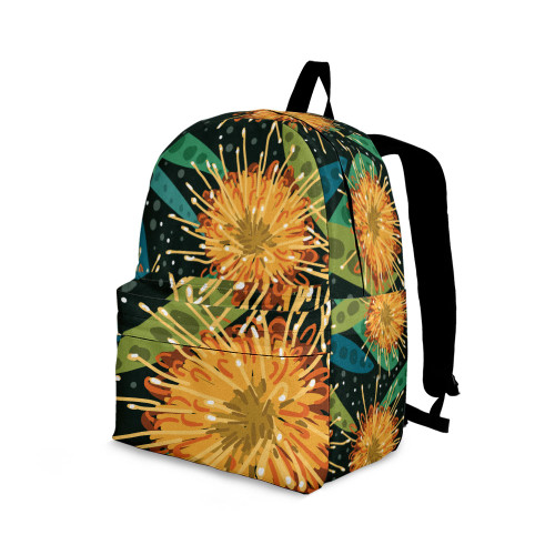 Indigenous Australian Aboriginal Backpack Aboriginal Golden Wattle Bloom Spirit