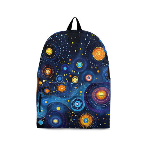 Indigenous Australian Aboriginal Backpack Aboriginal Star Map Journey Dot Pattern
