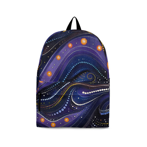 Indigenous Australian Aboriginal Backpack Aboriginal Star Trails Flow Through Dream Space