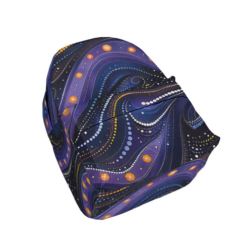 Indigenous Australian Aboriginal Backpack Aboriginal Star Trails Flow Through Dream Space