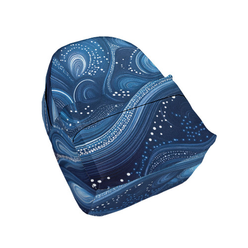 Indigenous Australian Aboriginal Backpack Aboriginal Starry Night Flow Spirit Art Style