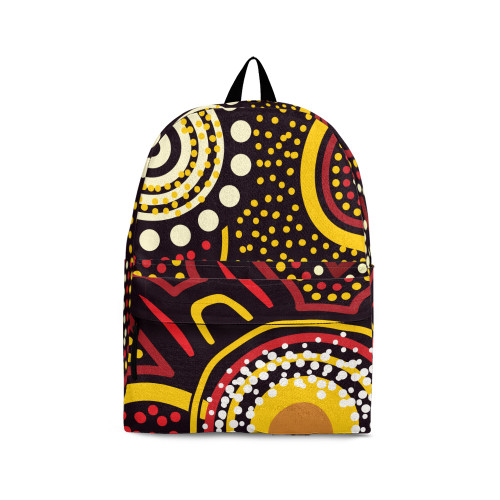 Indigenous Australian Aboriginal Backpack Aboriginal Sun Pathway Connection Edition