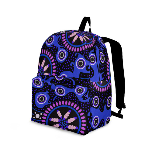 Indigenous Australian Aboriginal Backpack Aboriginal Twilight Bloom Echo Spirit Pathways