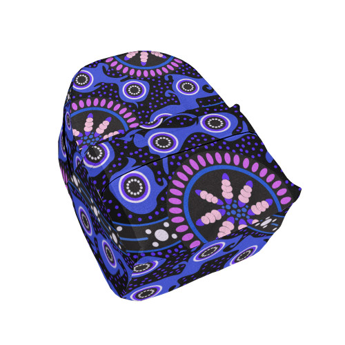 Indigenous Australian Aboriginal Backpack Aboriginal Twilight Bloom Echo Spirit Pathways