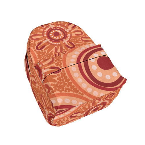 Indigenous Australian Aboriginal Backpack Aboriginal Warm Earth Echo Path Dream Circles