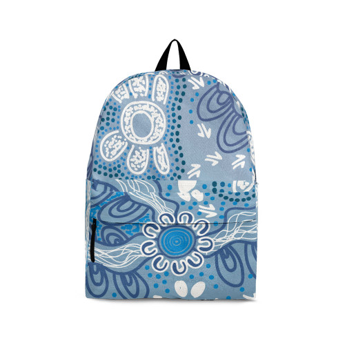 Indigenous Australian Aboriginal Backpack Aboriginal Water Dreaming Sky Spirit Journey Flow