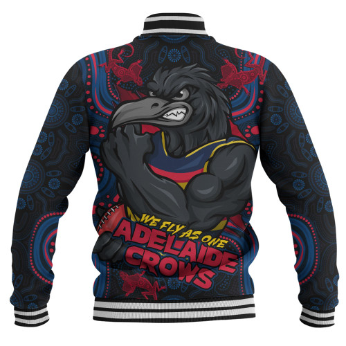 Adelaide Crows Baseball Jacket Spirit Warriors Of The Game