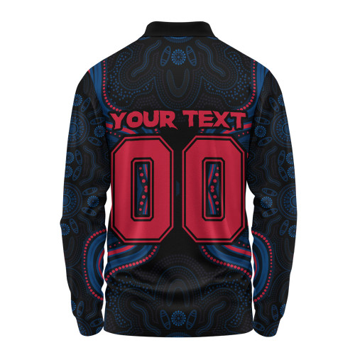 Adelaide Crows Long Sleeve Polo Shirt Spirit Warriors Of The Game Adelaide Crows Long Sleeve Polo Shirt Spirit Warriors Of The Game