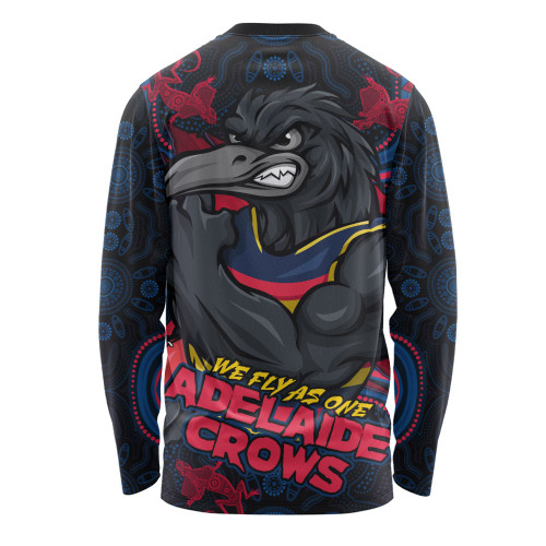 Adelaide Crows Long Sleeve T-shirt Spirit Warriors Of The Game