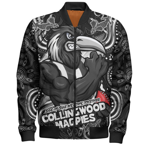 Collingwood Bomber Jacket Spirit Warriors Of The Game
