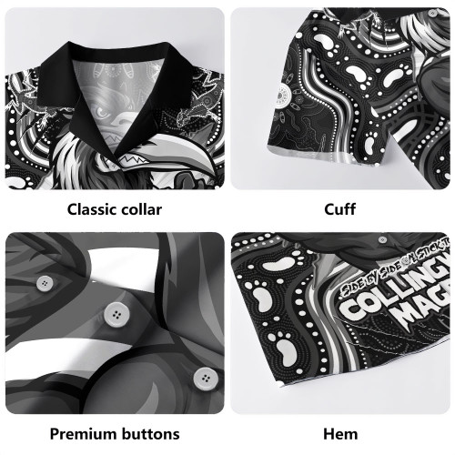 Collingwood Hawaiian Shirt Spirit Warriors Of The Game