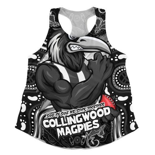 Collingwood Women Racerback Singlet Spirit Warriors Of The Game