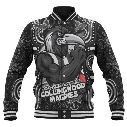 Collingwood Baseball Jacket Spirit Warriors Of The Game