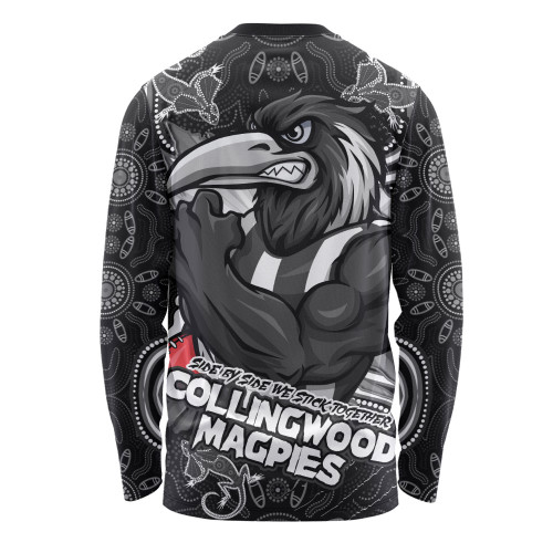 Collingwood Long Sleeve T-shirt Spirit Warriors Of The Game