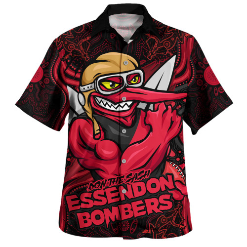 Essendon Hawaiian Shirt Spirit Warriors Of The Game