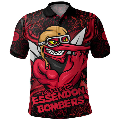 Essendon Polo Shirt Spirit Warriors Of The Game
