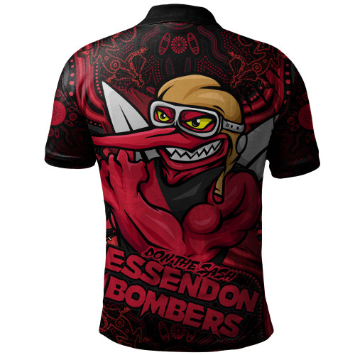 Essendon Polo Shirt Spirit Warriors Of The Game