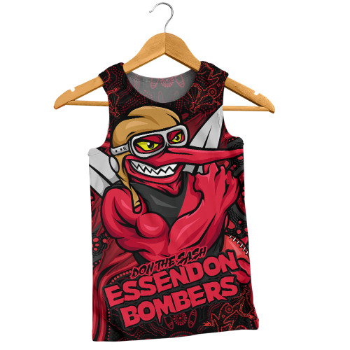 Essendon Men Singlet Spirit Warriors Of The Game
