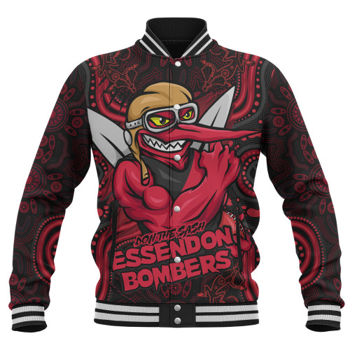 Essendon Baseball Jacket Spirit Warriors Of The Game