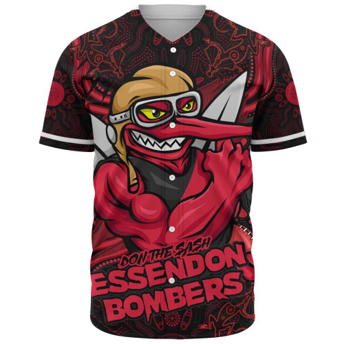Essendon Baseball Shirt Spirit Warriors Of The Game