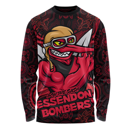 Essendon Long Sleeve T-shirt Spirit Warriors Of The Game