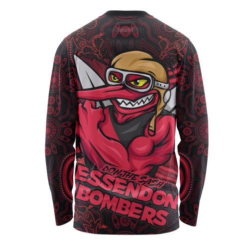 Essendon Long Sleeve T-shirt Spirit Warriors Of The Game Essendon Long Sleeve T-shirt Spirit Warriors Of The Game