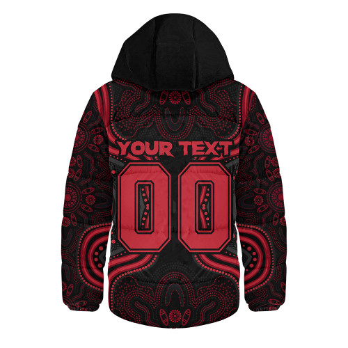 Essendon Hooded Padded Jacket Spirit Warriors Of The Game Essendon Hooded Padded Jacket Spirit Warriors Of The Game